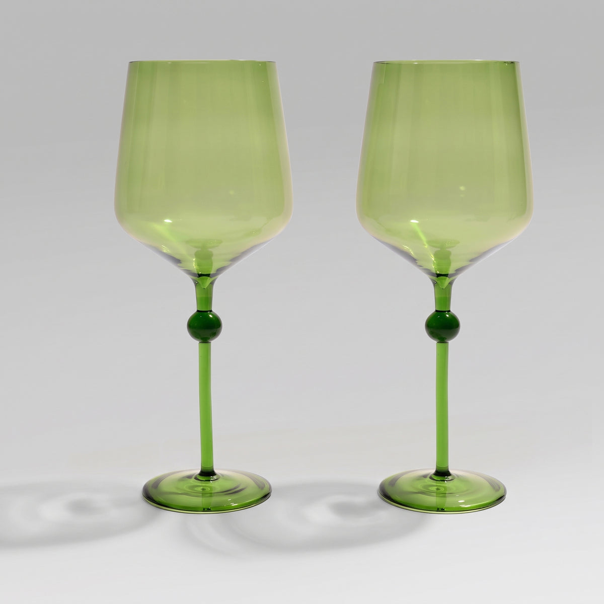 Bindu Green Wine Glass (Set of 2)