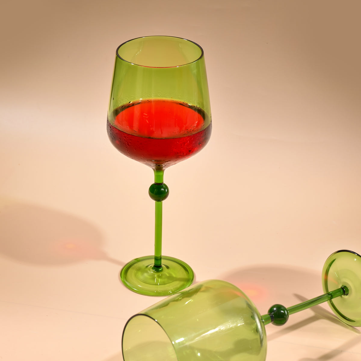 Bindu Green Wine Glass (Set of 2)