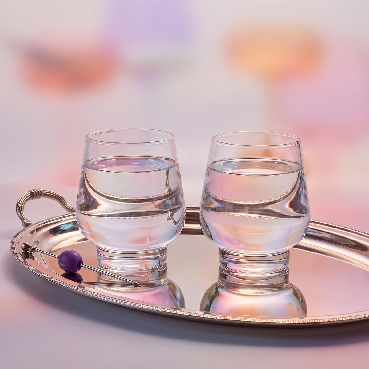 Wave Water Glass set of 2