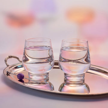 Wave Water Glass set of 2