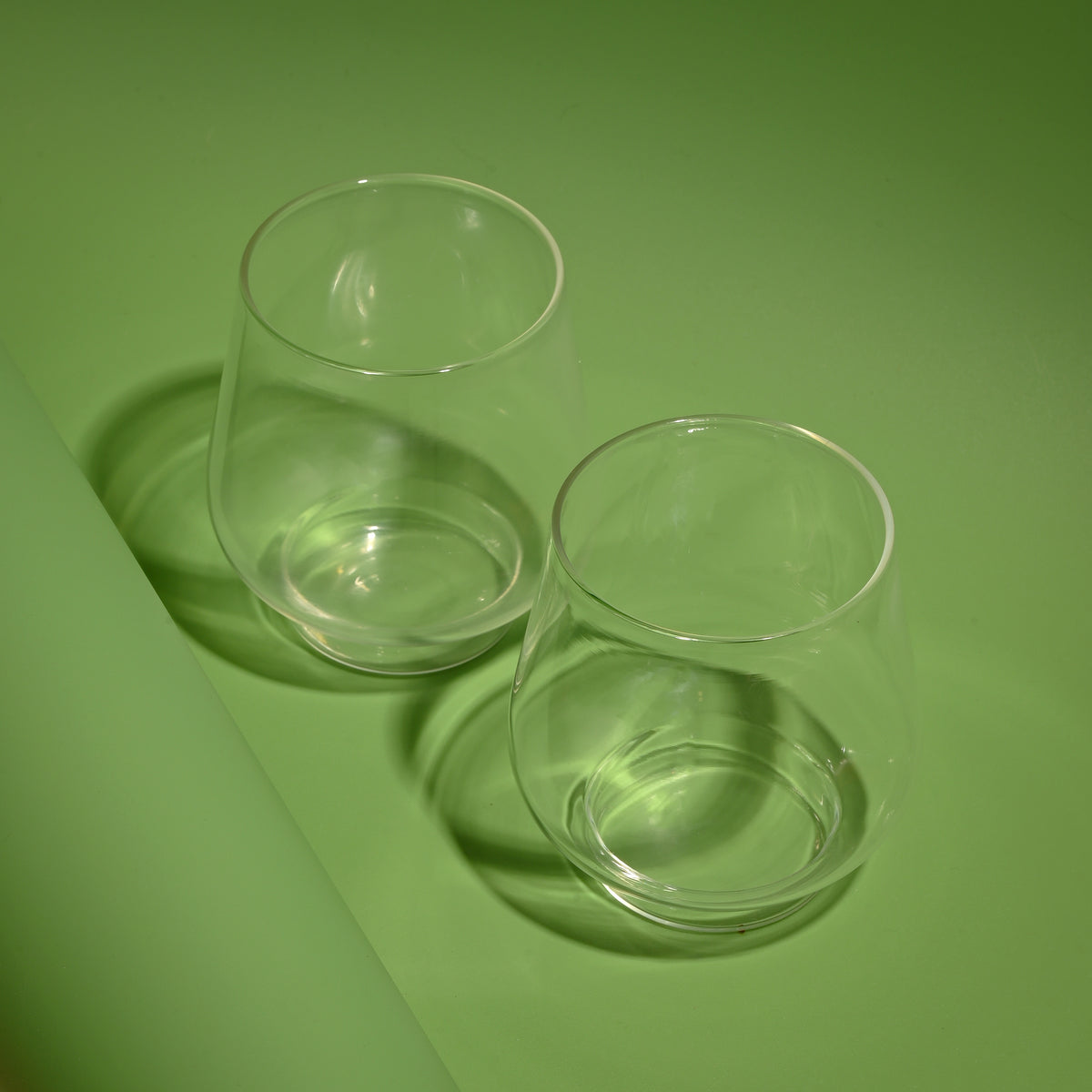 Wave Water Glass set of 2
