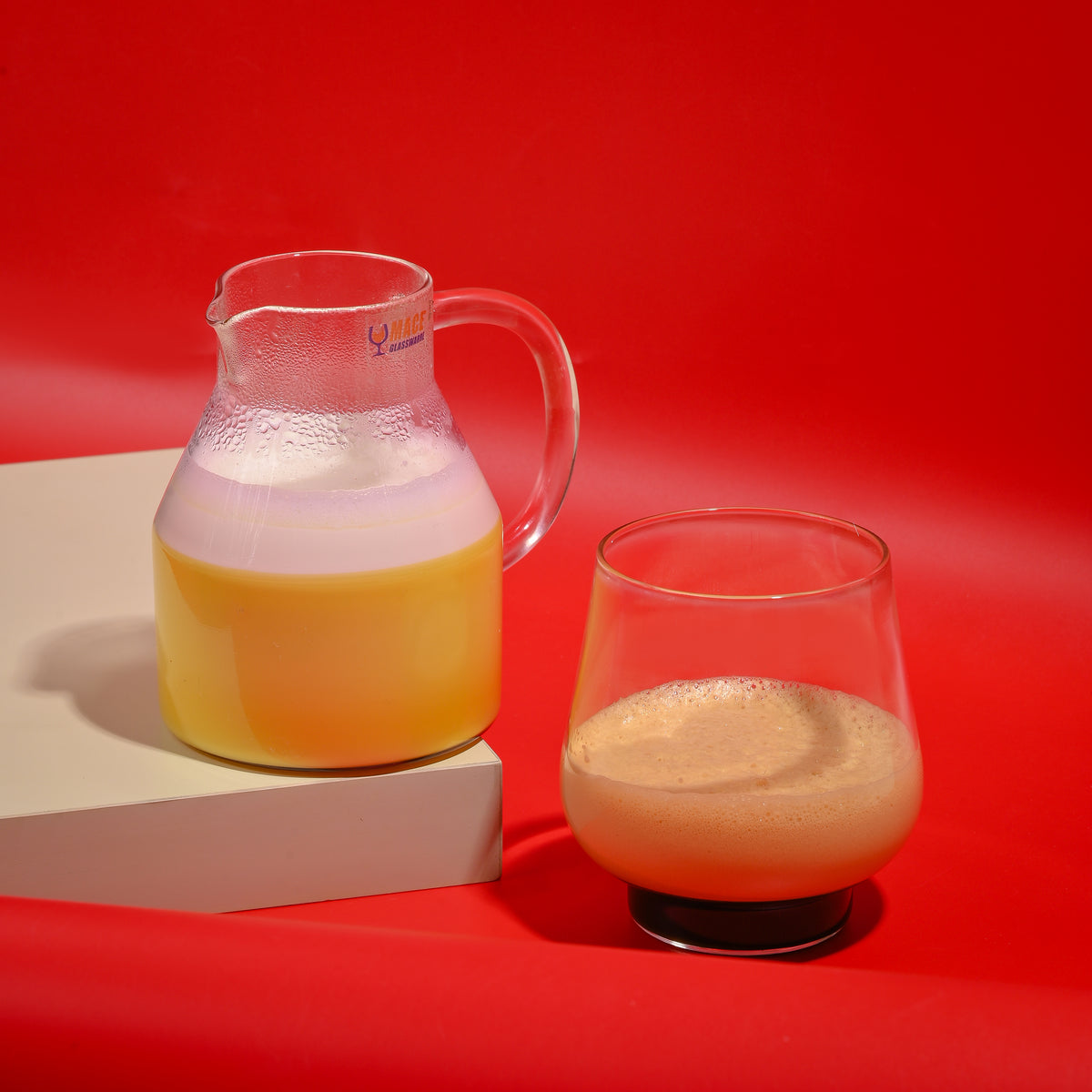 Wave Water Glass set of 2