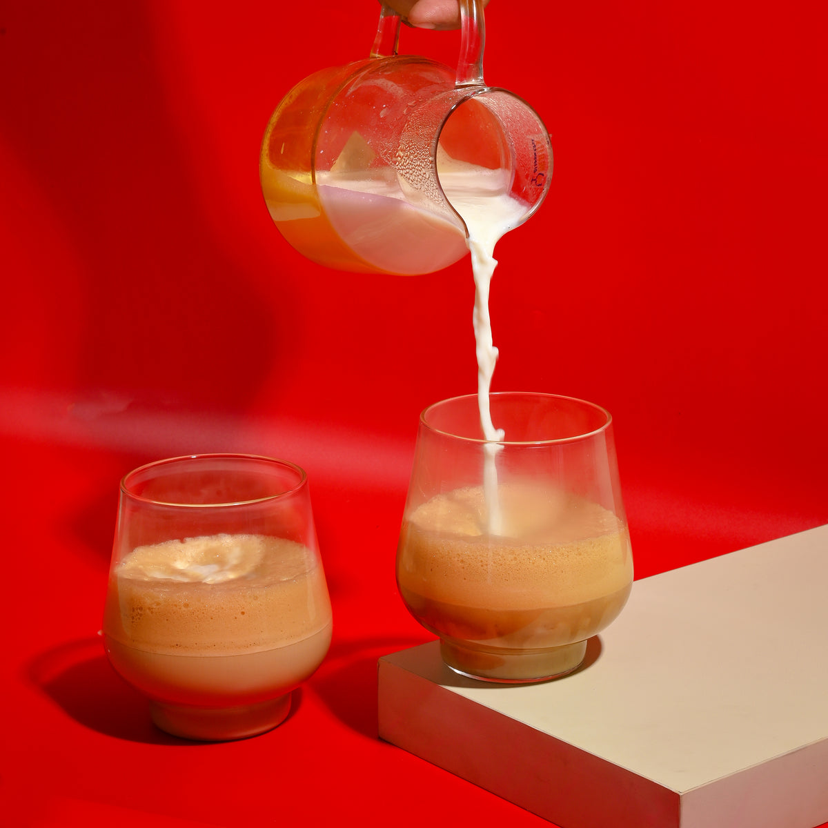Wave Water Glass set of 2