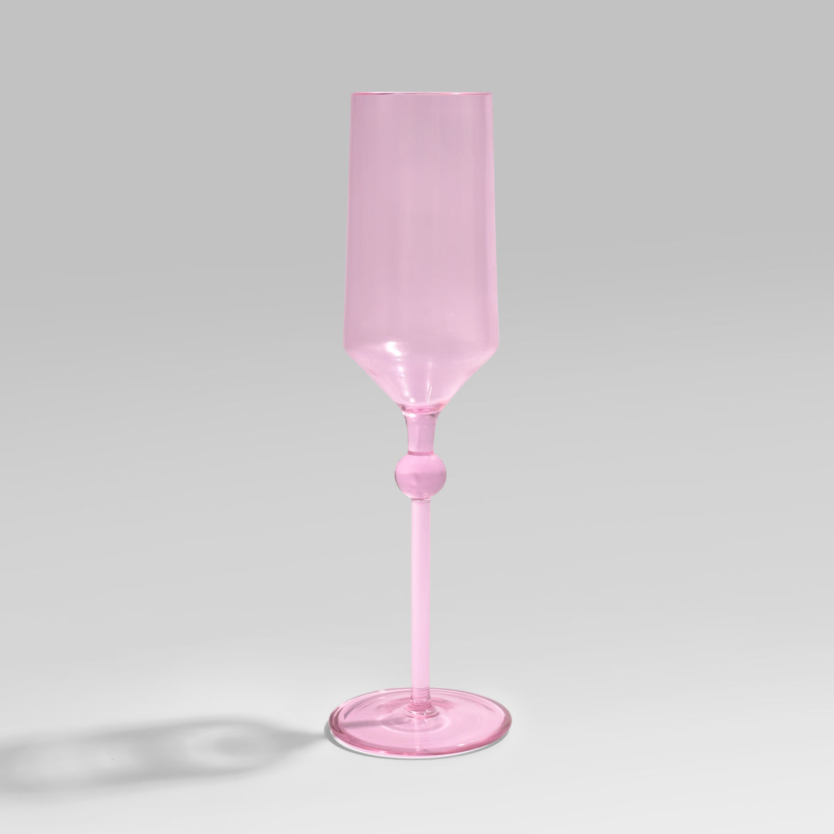 Bindu Pink Flute Glass (Set of 2)